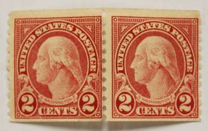 1894  2 Cents U.S. Postage George Washington Two Attached Stamps Rare Find