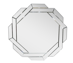 Contemporary Octagonal Decorative Wall Mirror