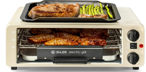 iSiLER Air Fry Countertop Oven, 1200W 8-in-1