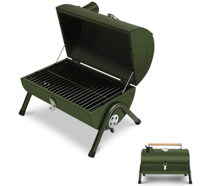 JJ JUJIN Charcoal Grill Portable Mini BBQ Grill BLACK