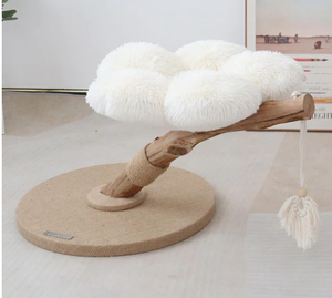 Cloud Wooden Cat Tree