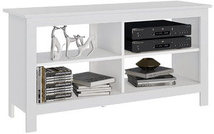 Panana Black TV Stand for 50 inch TV, Storage Shelves, Entertainment Center