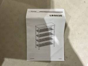 VASAGLE Shoe Rack for Entryway, 5 Tier Shoe Storage Shelves