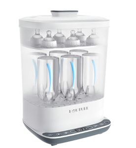 Baby Bottle Sterilizer, 6-in-1 HAUTURE Bottle Sterilizer and Dryer