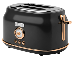 Haden DORSET, Stainless Steel Retro Toaster with Adjustable Browning Control and Cancel