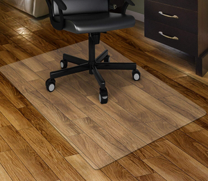 Kuyal Clear Chair mat for Hardwood Floor 44 x 58 inches Transparent Floor Mats