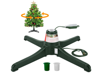 GREATDAY Rotating Tree Stand,360-Degree rotating christmas tree stand