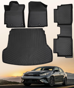 BAMACAR for 2019 2020 2021 2022 2023 KIA Forte Floor Mats Cargo Liner