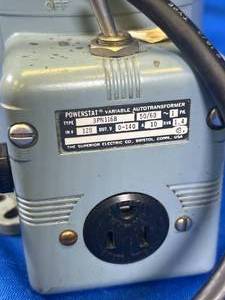 lot 64 image: Powerstat Variable Autotransformer Type 3PN116B 5060, 1 PH, INV 120, Out V 0-140, A 10, KVA 1.4