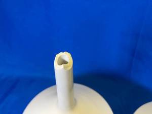 lot 71 image: 2 - 200mm Buchner Funnel (Has chips on the stem but does not effect how it works)