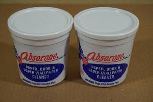 lot 196 image: 2 Absorene Paper, Book & Paper Wallpaper Cleaner