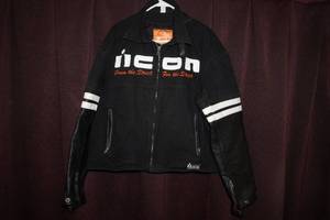 lot 234 image: Icon Mens Motorcycle Jacket -XL