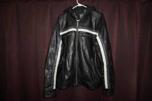 lot 235 image: Distortion Leather Jacket -Large