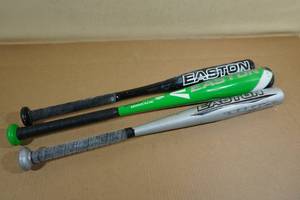 lot 264 image: 3 Easton Baseball Bats