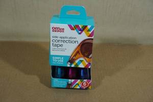 lot 267 image: 6-Pack Side Application Correction Tape