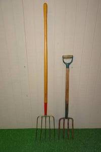 lot 353 image: 2 Pitch Forks - One is Craftsman