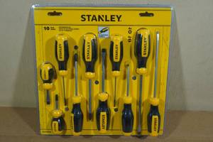 lot 26 image: Stanley 10-Piece Screwdriver Set