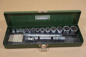 lot 30 image: S-K Tools Sockets in Case - 14 and 38 Drive