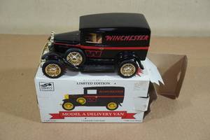 lot 40 image: Winchester Model A Delivery Van 125 Die Cast Metal Bank