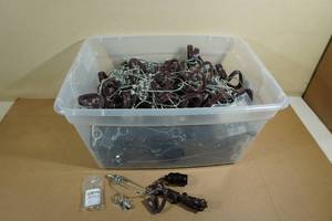 lot 108 image: Wiremold Temporary Corded Plug-In Lights