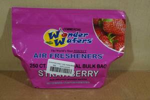lot 156 image: Wonder Wafers 250 CT Strawberry Scent Air Fresheners