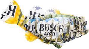 lot 190 image: Beer Deer Busch Light Bass 3D Cardboard Mount Wall Art