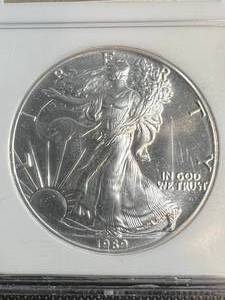1989 AMERICAN SILVER EAGLE NGC MS69