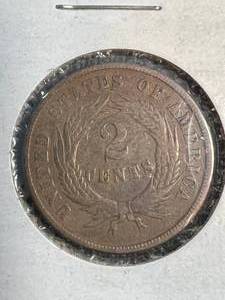 1865 US 2 CENT PIECE