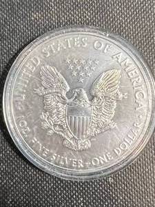 2020 AMERICAN SILVER EAGLE 1 TROY OZ .999 FINE SILVER IN AIRTITE