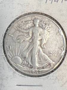 1947-D US WALKING LIBERTY HALF DOLLAR