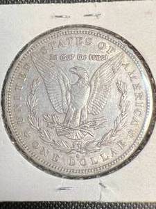 1884-S US MORGAN SILVER DOLLAR