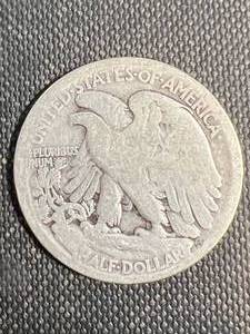 1916 US WALKING LIBERTY HALF DOLLAR