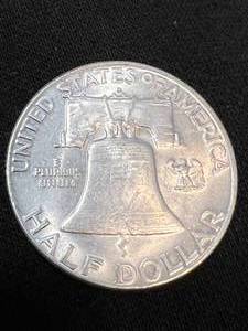 1962 US FRANKLIN HALF DOLLAR