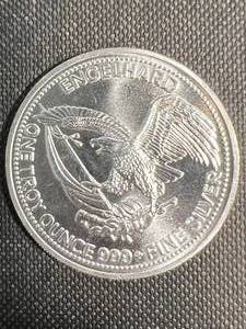 1 TROY OZ .999 FINE SILVER 1985 AMERICAN PROSPECTOR ROUND