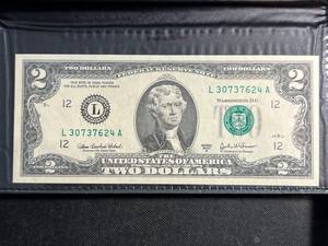 2003 FEDERAL RESERVE NOTE $2 BILL