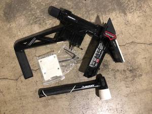 Husky Pneumatic 3-in-1 15.5-Gauge and 16-Gauge 2 in. Flooring Nailer and Stapler with Quick Jam Release customer return see pictures