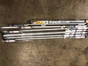 Lot of assorted  Bi-Fold Door Hardware Sets various sizes customer return review pictures