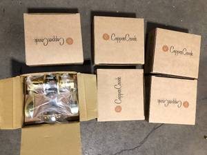 Lot of Copper Creek Waverlie Polished Brass Passage HallCloset Door Handle customer return see pictures