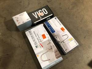 Lot of assorted Branded Faucets various models, and conditions customer returns review pictures