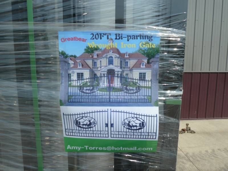 Great Bear Wrought Iron Gate 20
