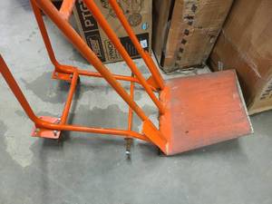 Extra large moving dolly for cargo use missing large wheels