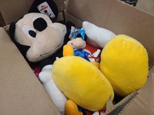 Box of Disney Mickey Mouse Gear and more Large size toy