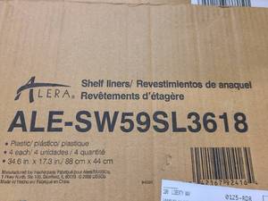 2 Packs of shelf liners