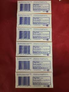 JJ 6 Pack of Chloraseptic Honey Lemon Sore Throat Lozenges