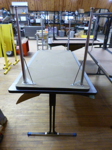 lot 13 image: 2 Laminate Top Tables