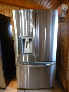 lot 1 image: LG French Door RefrigeratorFreezer