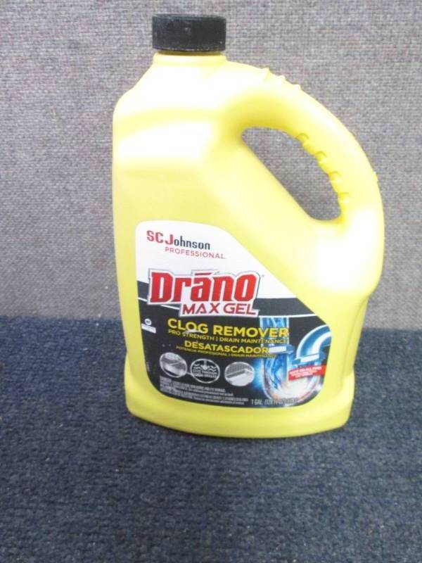 12) 32 fl.oz. Drano Max Gel Clog Remover - Roller Auctions