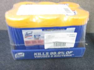 6- 80 ct Canisters Lysol LemonLime...