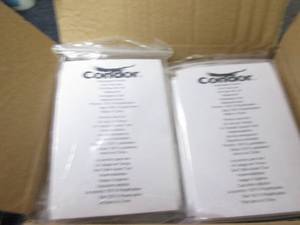 8 pks Condor Disposable Rain Poncho...