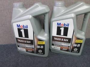 2- 5 qt Jugs Mobil 1 Truck & SUV OW...